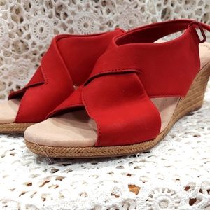 Red Clark's Sandals